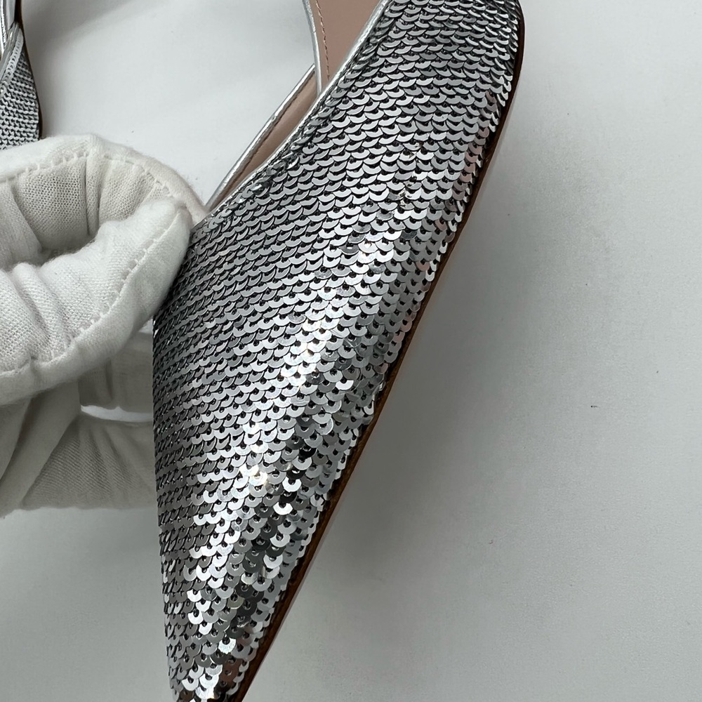 Authentic Miu Miu silver slingbacks - Picture 6 of 13
